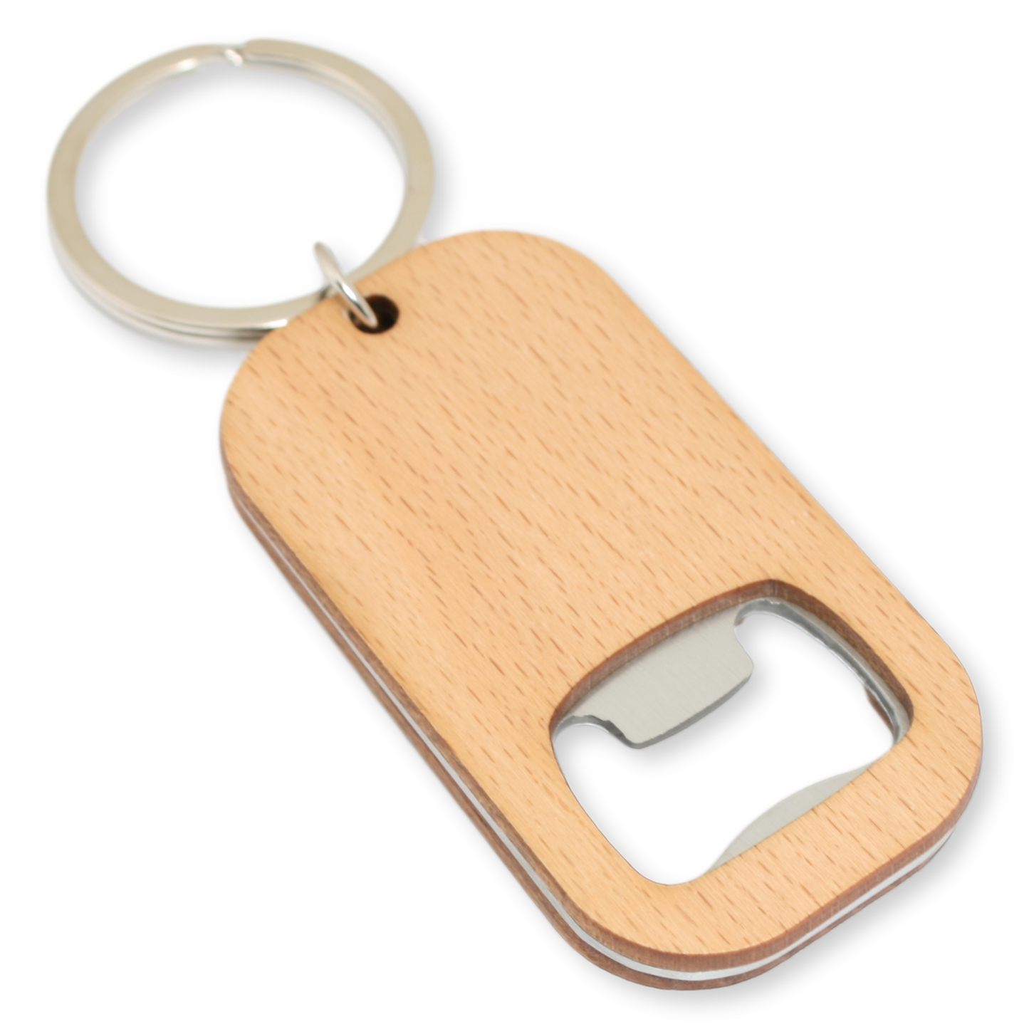 Horse Racing Wooden Keyring Bottle Opener