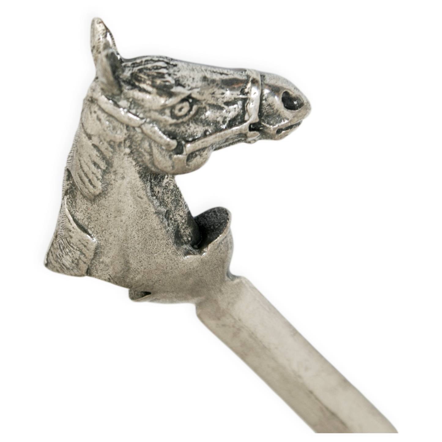 Hand-Cast Pewter Horse Head Letter Opener