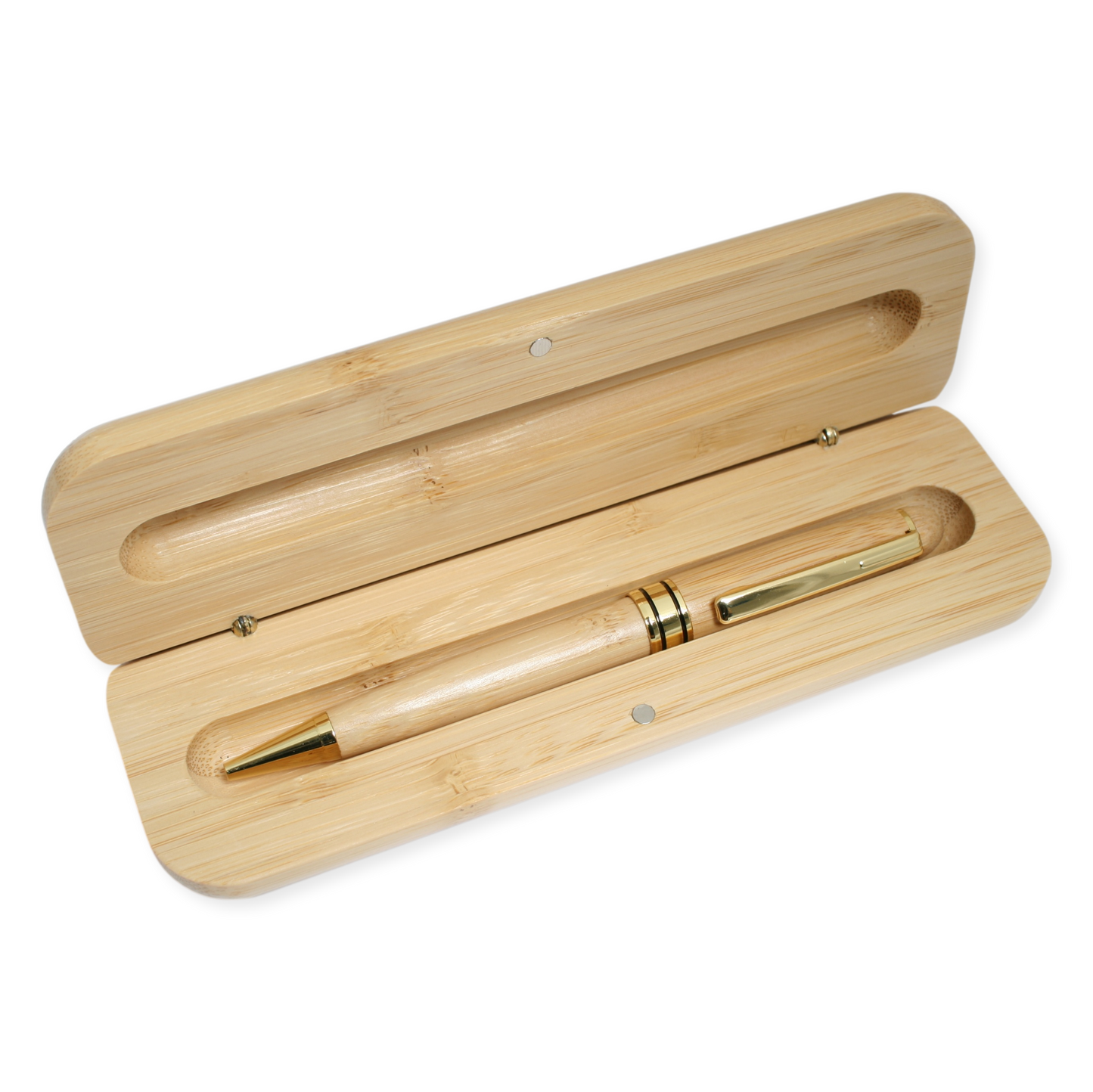 Horse Racing Bamboo Pen & Case Set