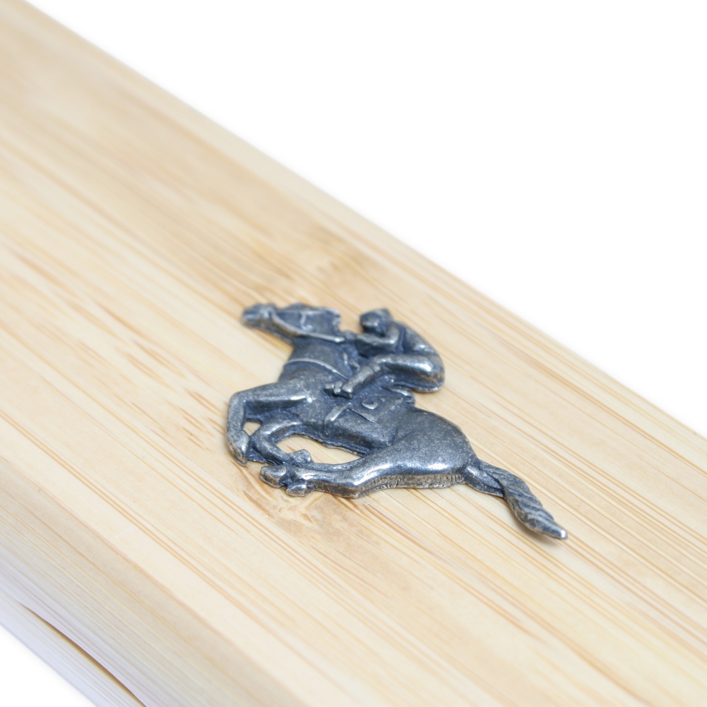 Horse Racing Bamboo Pen & Case Set