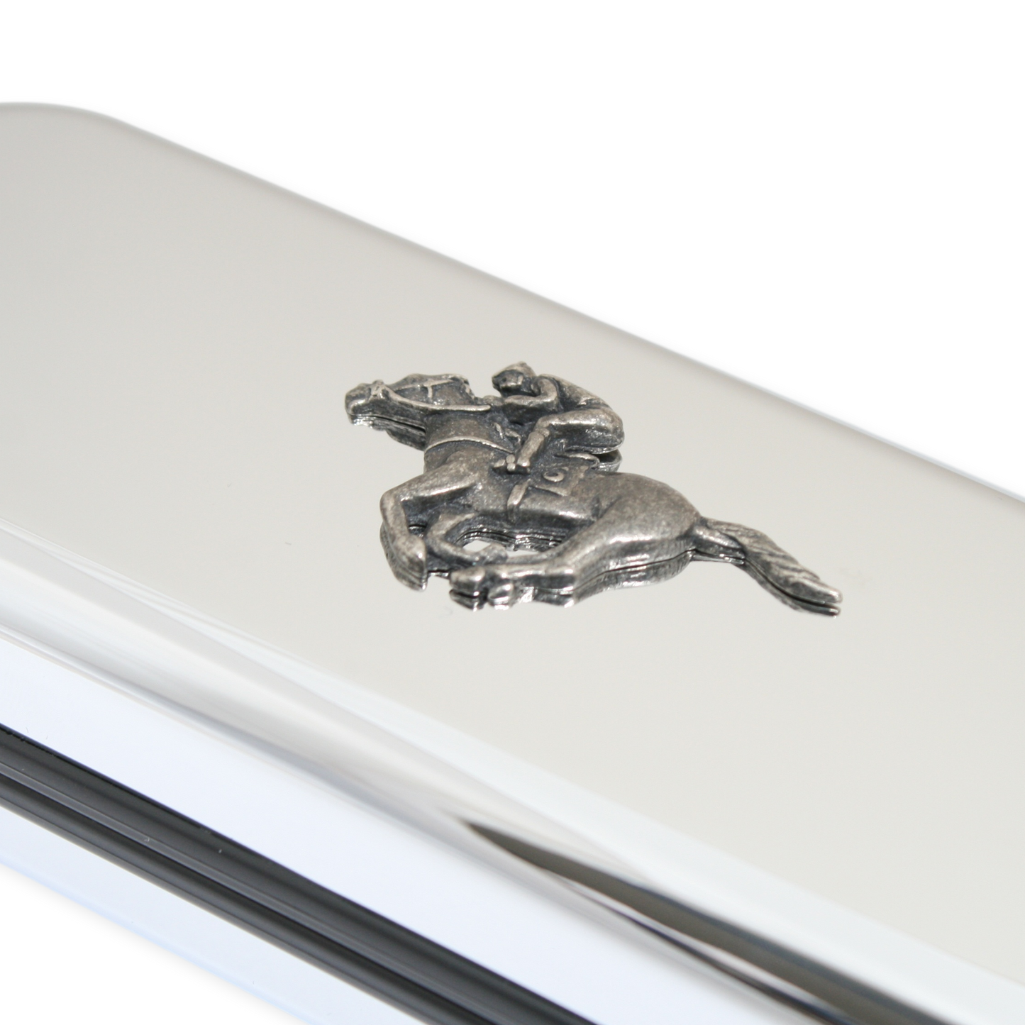 Horse Racing Chrome Glasses Case
