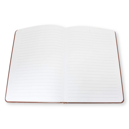 A5 & A6 Notebooks In Blue With Pewter Horse Racing Motif