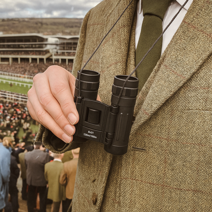 Personalised Initials Travel Binoculars 8 x 21 Perfect Racing Gift