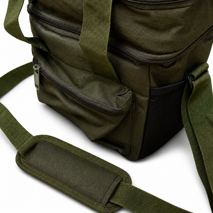 Personalised Canvas Two Compartment Cooler Bag