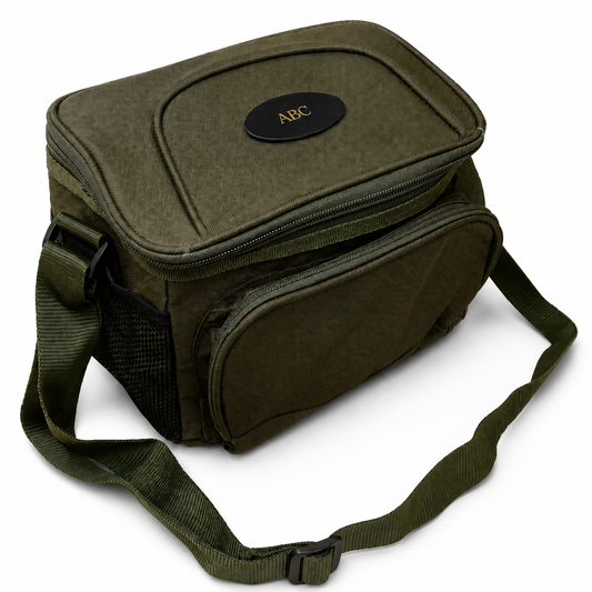 Personalised Race Day Canvas Cooler Bag with Shoulder Strap