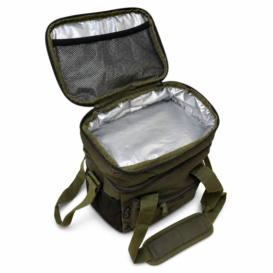Personalised Canvas Two Compartment Cooler Bag