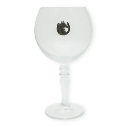 Horse Head In Shoe Gin Glass