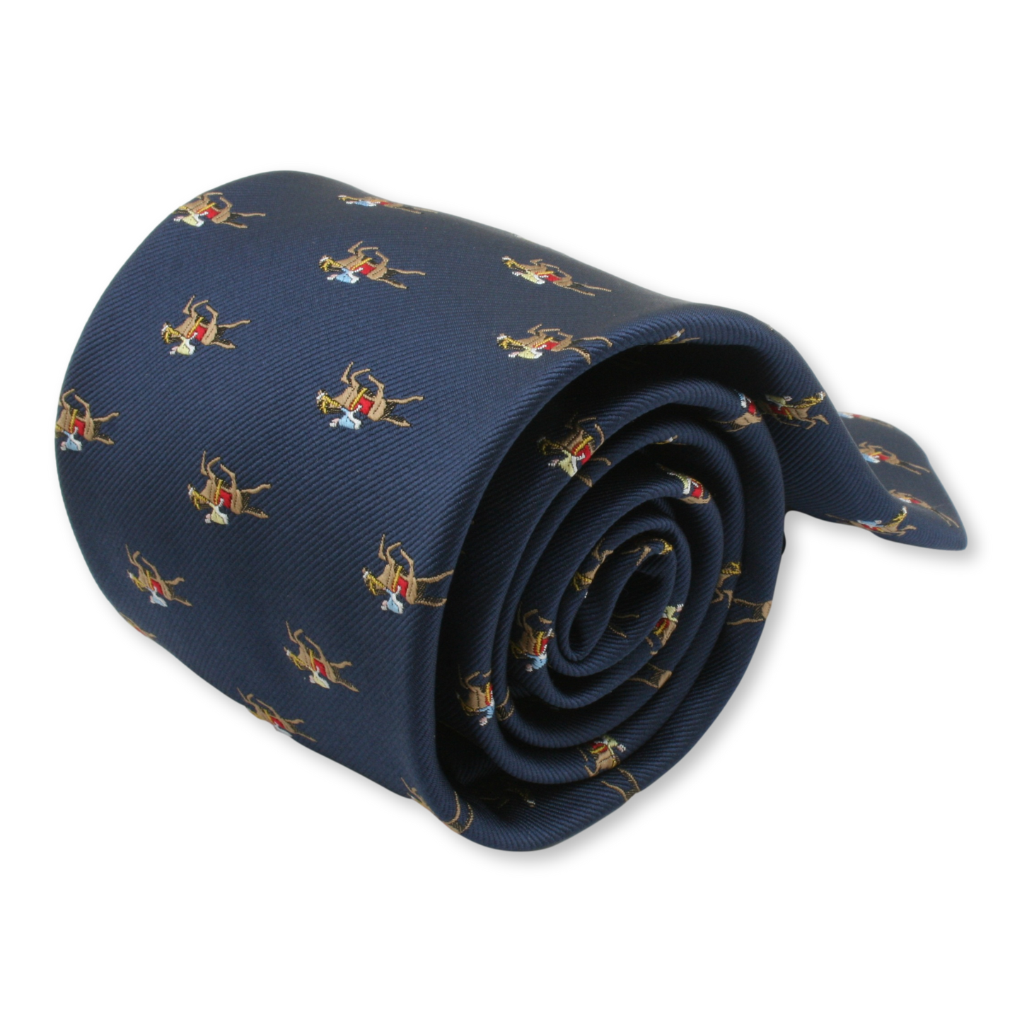 Horse Racing Tie Blue Or Yellow