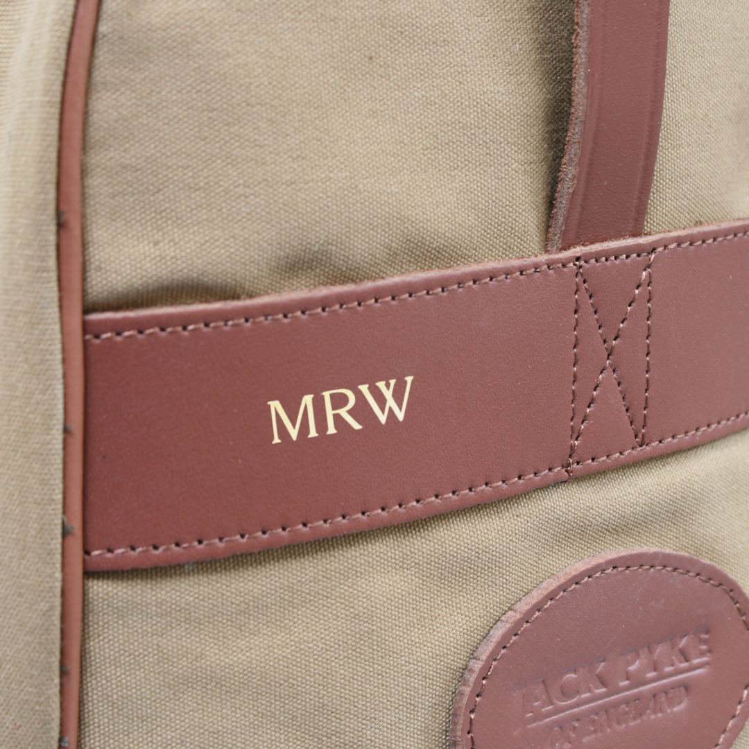 Canvas Welly Bag with Personalised Initials