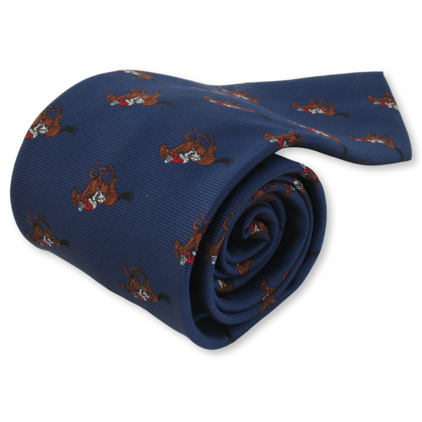 Blue Horse Racing Gentlemans Neck Tie