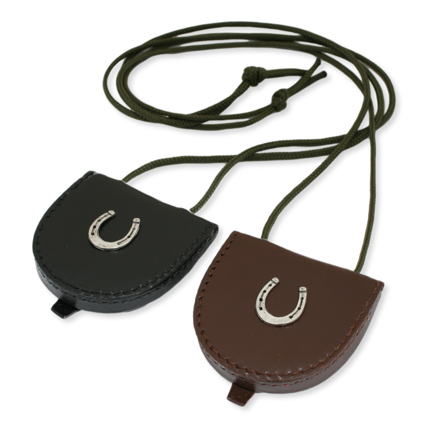 Horse Shoe Leather Betting Slip & Coin Pouch
