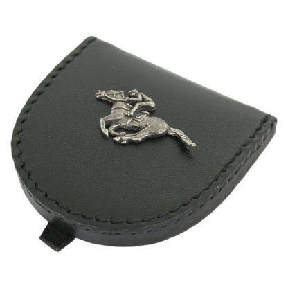 Horse Racing Ladies Leather Coin Purse