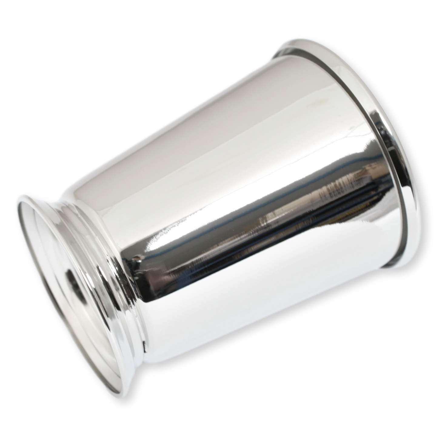 Stainless Steel Mint Julep Cup & Horse Racing Motif