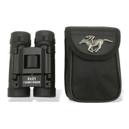 Race Day Ready – Horse Shoe Hip Flask, Binoculars, Tie & Badge