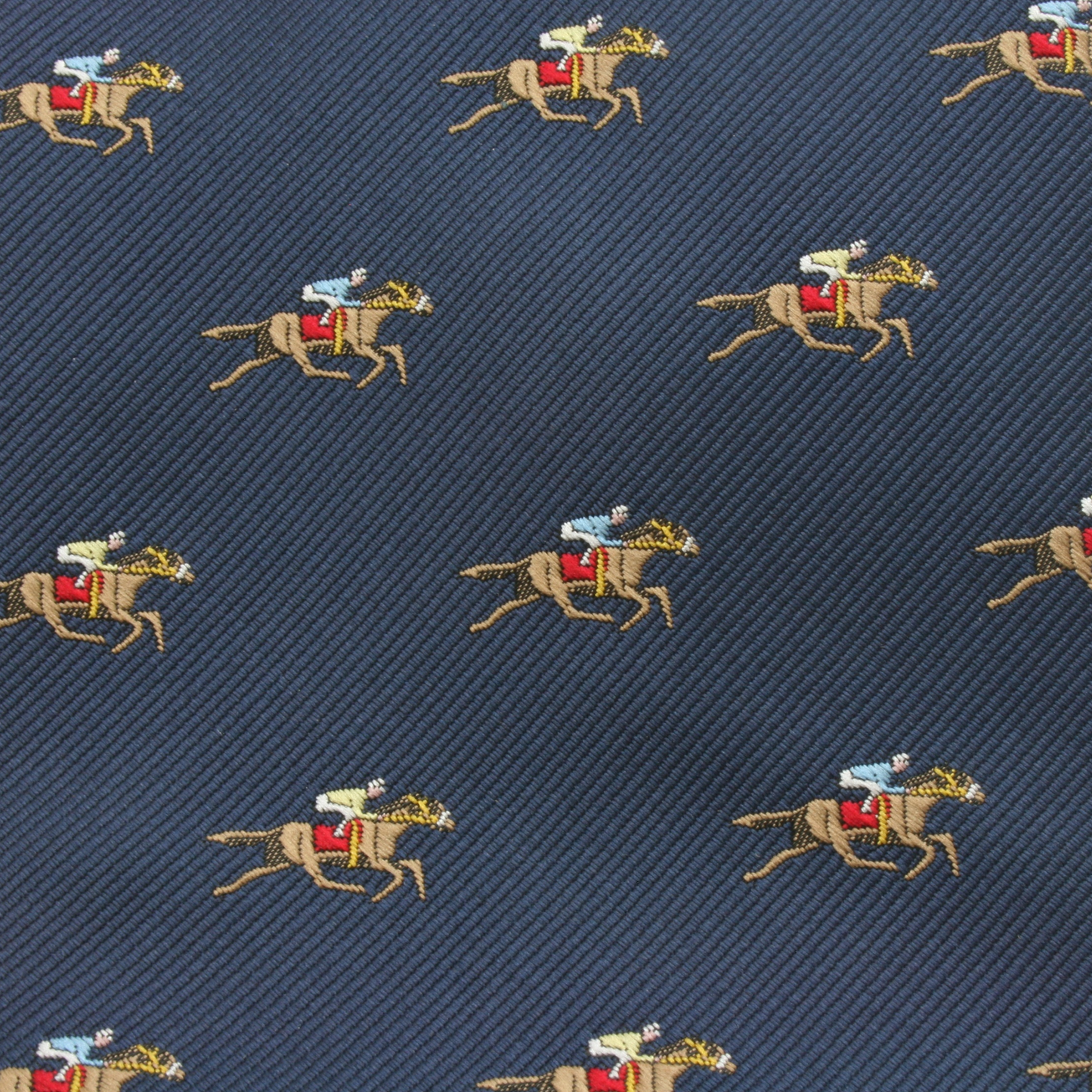 Horse Racing Tie Blue Or Yellow