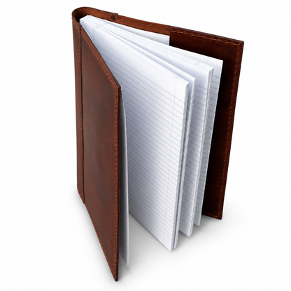 A5 Horse Racing Leather Notebook Cover