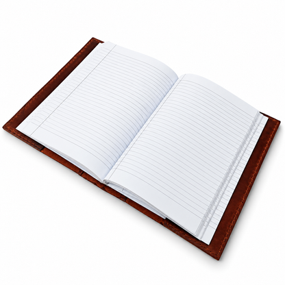 A5 Horse Racing Leather Notebook Cover