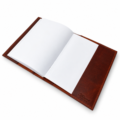A5 Horse Racing Leather Notebook Cover