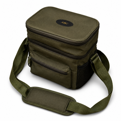 Personalised Canvas Two Compartment Cooler Bag