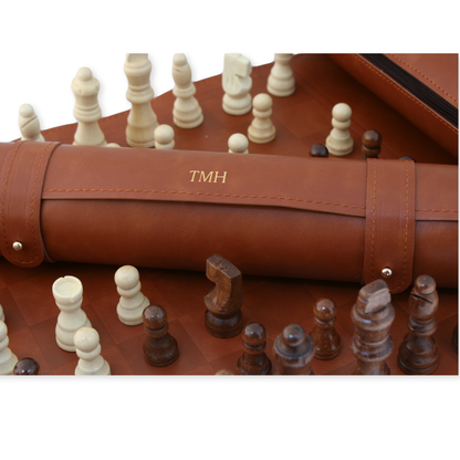 Horse Racing Roll Up Chess Set Personalised