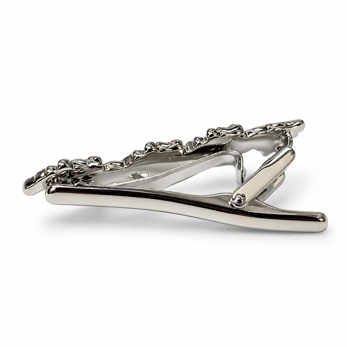 Horse Racing Tie Clip Galloping Racehorses & Jockeys
