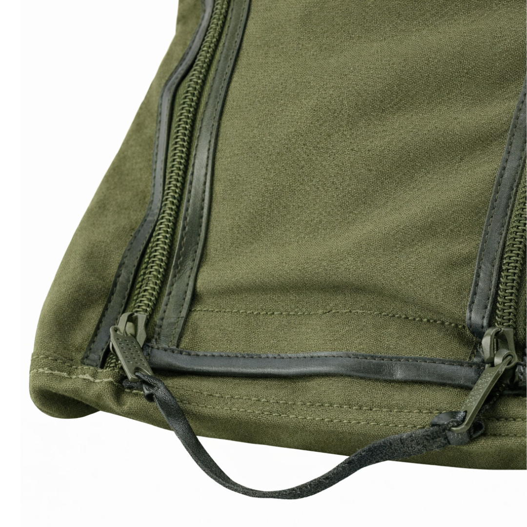 Canvas Walking Boot Bag Embossed Initials