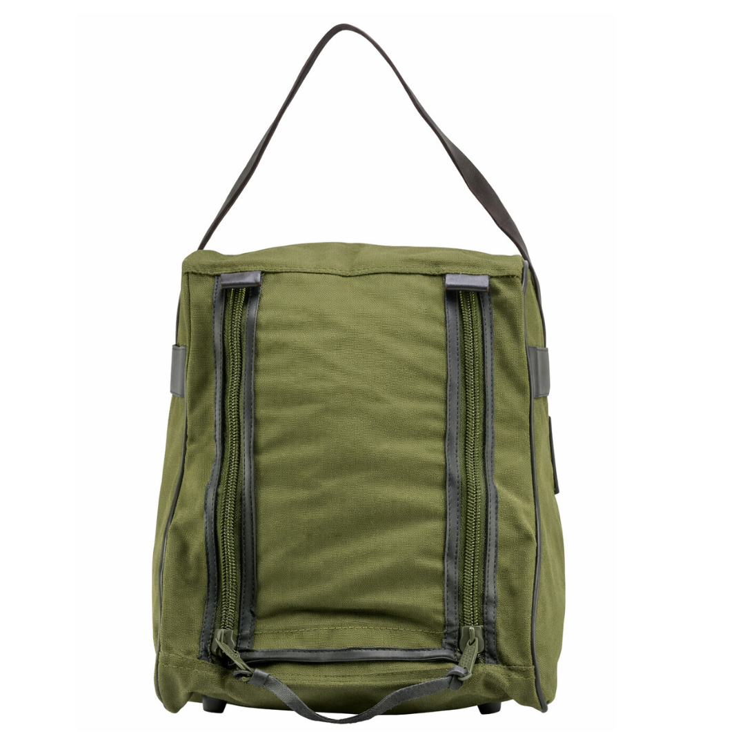 Canvas Walking Boot Bag Embossed Initials