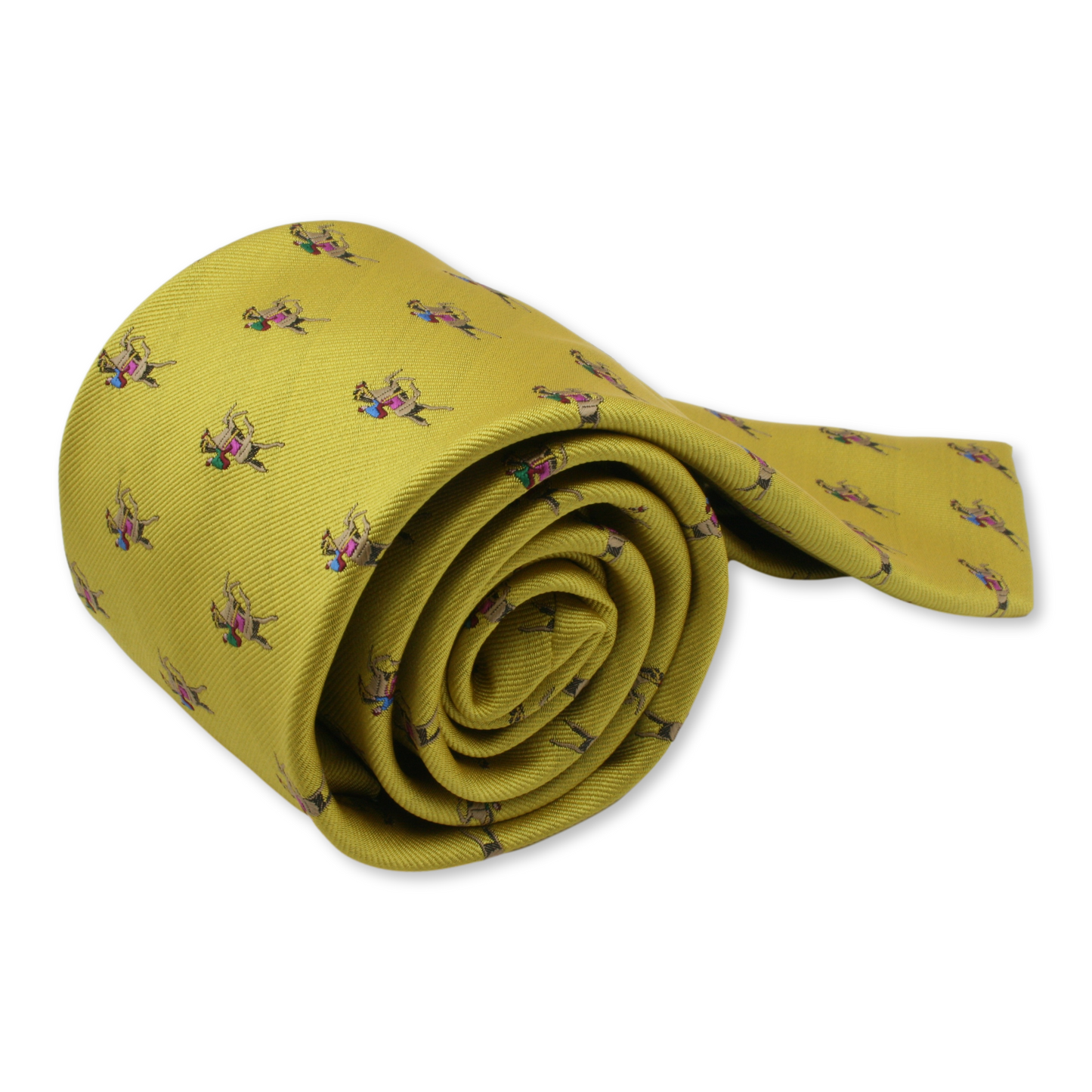 Horse Racing Tie Blue Or Yellow