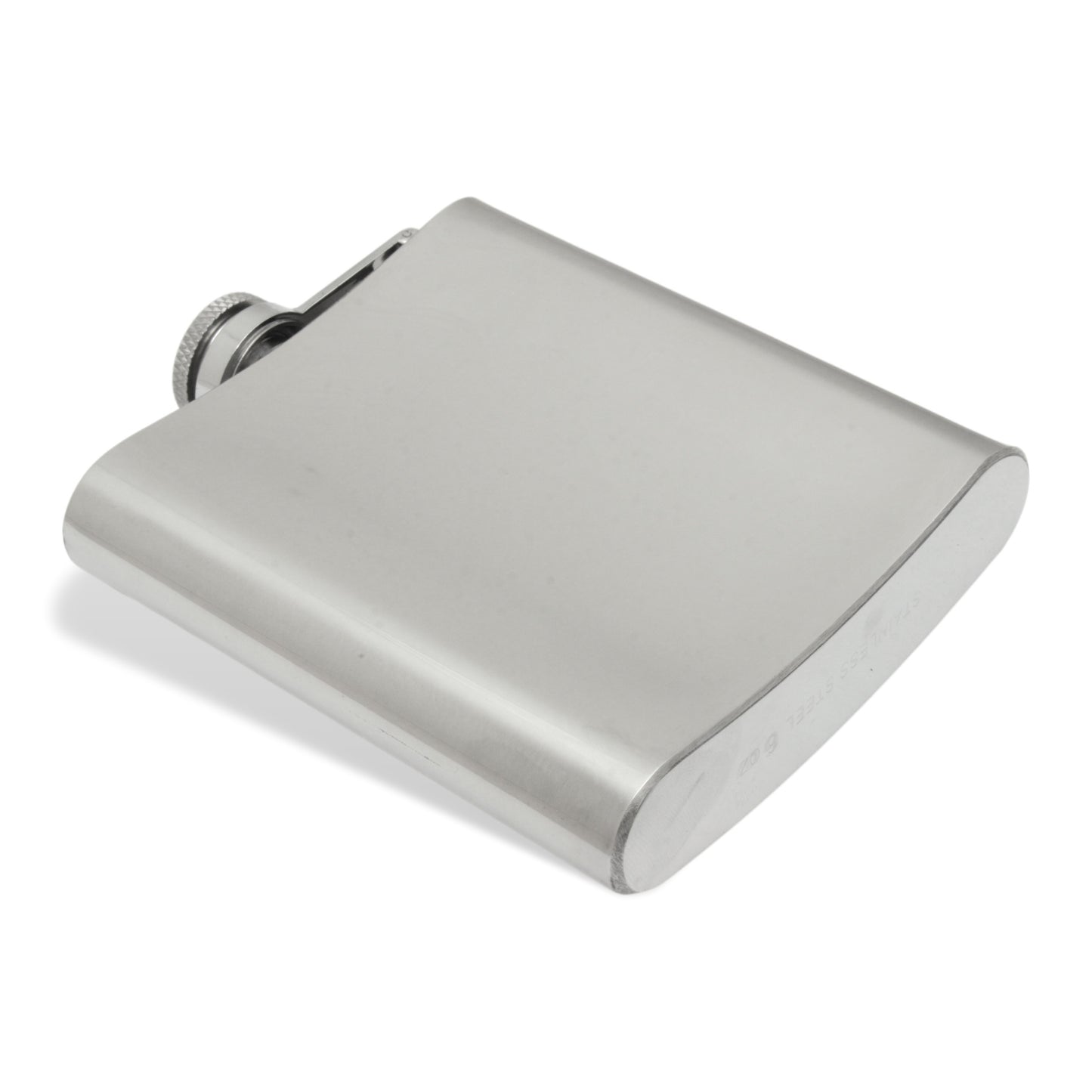 Stainless Steel Hip Flask With Embossed Horse Racing Scene