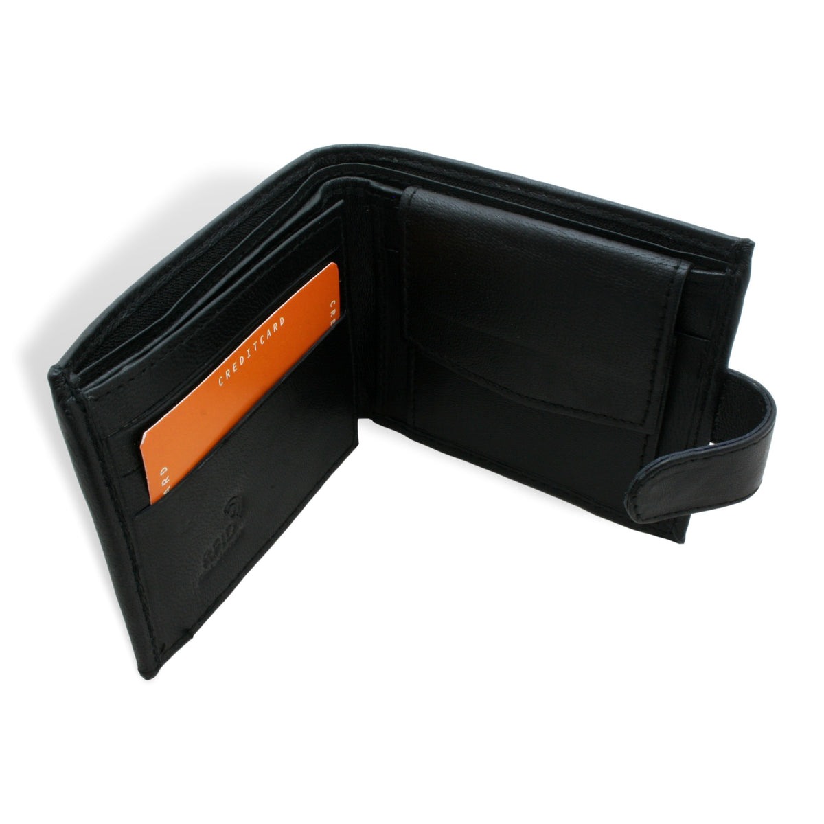 Black Leather Wallet & Pewter Horse Racing Motif – Horse Racing Gifts
