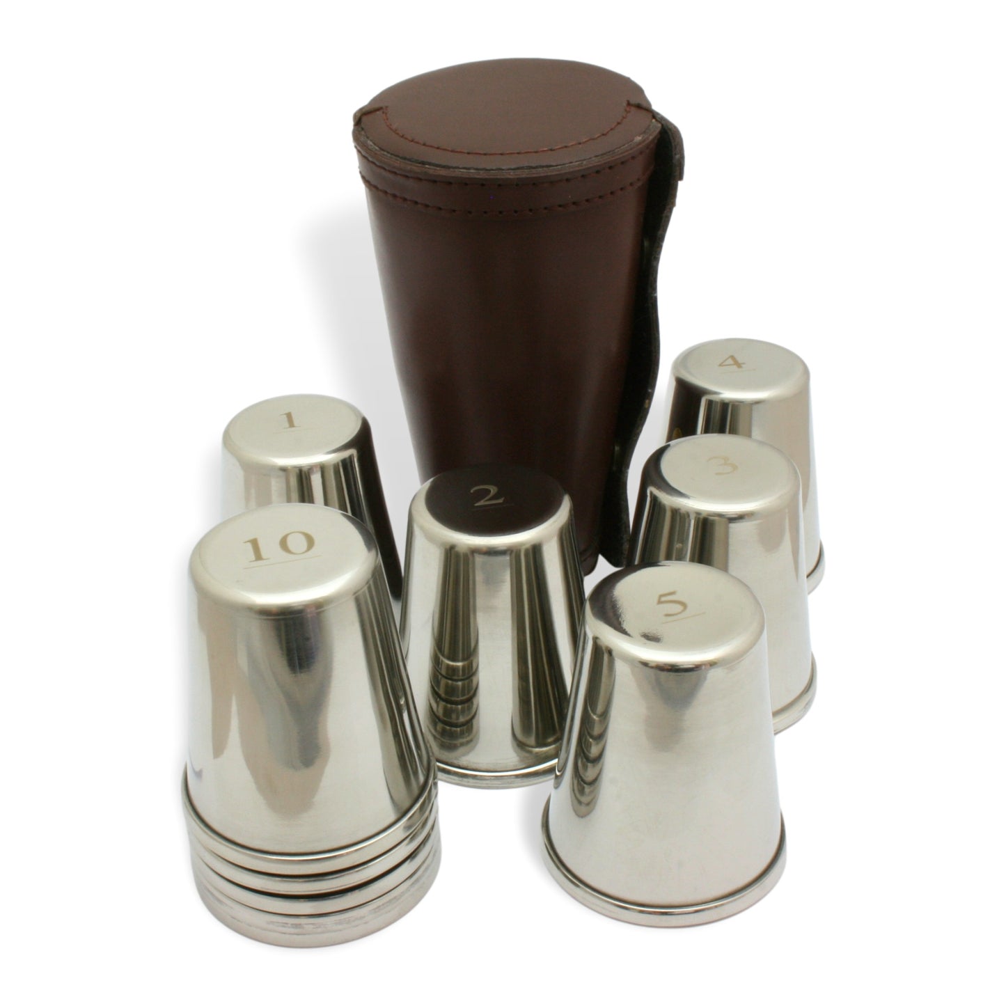 1-10 Numbered Steel Stirrup Cups