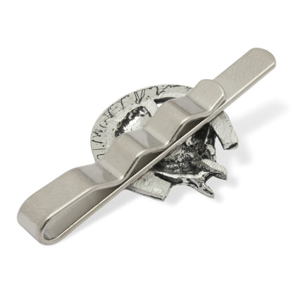 Lucky Pewter Horse Head In Shoe Tie Slide