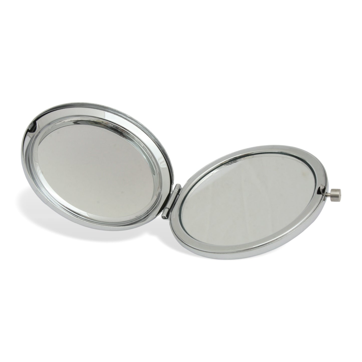 Horse Shoe Stainless Steel Compact Mirror