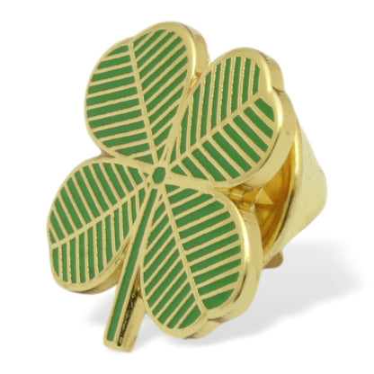 Luck Of The Irish Shamrock Enamel Pin Badge